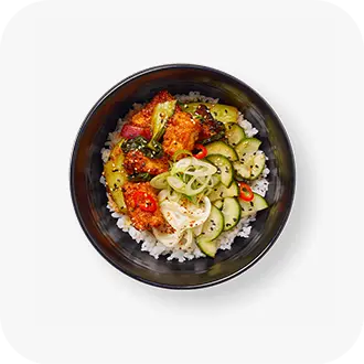 SILKEN TOFU GOCHUJANG RICE BOWL